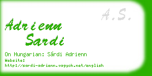 adrienn sardi business card